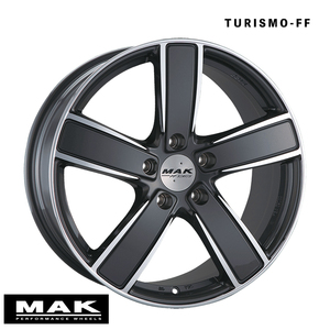 送料無料 マック TURISMO-FF 11.5J-20 +68 5H-130 (20インチ) 5H130 11.5J+68【2本セット 新品】