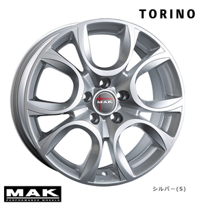 送料無料 マック TORINO (S) 5.5J-14 +35 4H-98 (14インチ) 4H98 5.5J+35【1本単品 新品】