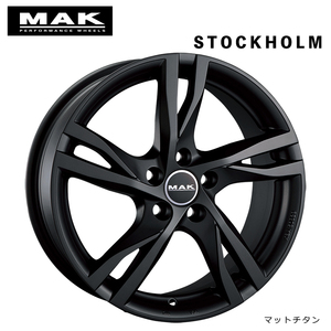 送料無料 マック STOCKHOLM (MT) 7J-17 +50 5H-108 (17インチ) 5H108 7J+50【1本単品 新品】