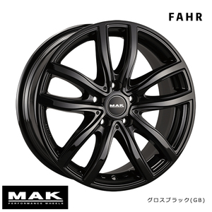 送料無料 マック FAHR 7.5J-18 +28 5H-112 (18インチ) 5H112 7.5J+28【2本セット 新品】