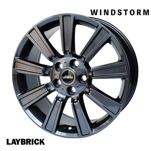 送料無料 レイブリック WINDSTORM 8.5J-19 +51 5H-120 (19インチ) 5H120 8.5J+51【4本セット 新品】