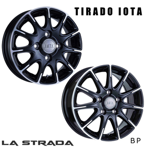 送料無料 ラストラーダ TIRADO IOTA (BP) 4B-13 +42 4H-100 (13インチ) 4H100 4B+42【1本単品 新品】