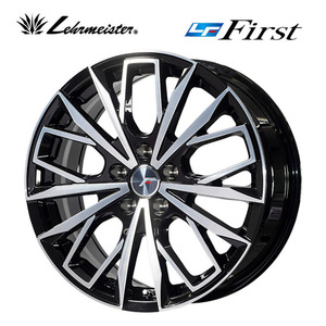 送料無料 レアマイスター L-F First 7J-17 +45 5H-114.3 (17インチ) 5H114.3 7J+45【2本セット 新品】