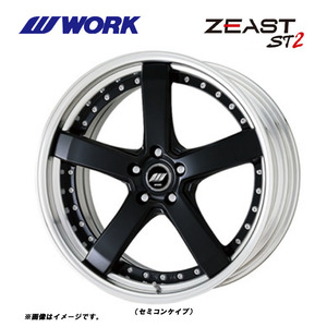 送料無料 ワーク ZEAST ST2 BIG CALIPER Tdisk 10J-20 +51～34 5H-114.3 (20インチ) 5H114.3 10J+51～34【2本セット 新品】