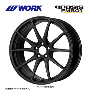 送料無料 ワーク GNOSIS FMB01 8J-19 +47～38 5H-112 (19インチ) 5H112 8J+47～38【1本単品 新品】