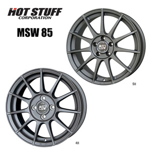 送料無料 ホットスタッフ MSW85 (MT) 6.5J-16 +50 5H-108 (16インチ) 5H108 6.5J+50【2本セット 新品】