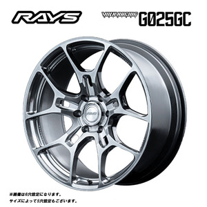 送料無料 レイズ VOLK RACING G025GC 9J-22 +36 5H-114.3 (22インチ) 5H114.3 9J+36【1本単品 新品】