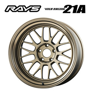 送料無料 レイズ VOLK RACING 21A 10J-18 +0 5H-114.3 (18インチ) 5H114.3 10J+0【2本セット 新品】