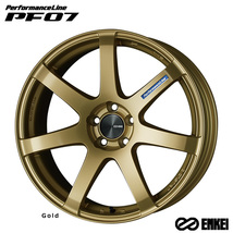 送料無料 エンケイ PerformanceLine PF07 (G) 7.5J-18 +48 5H-100 (18インチ) 5H100 7.5J+48【2本セット 新品】_画像1