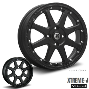 送料無料 エムエルジェイ XTREME-J 7.5J-17 +40 5H-127 (17インチ) 5H127 7.5J+40【1本単品 新品】