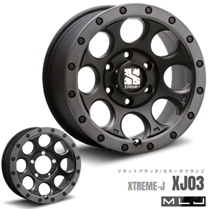 送料無料 エムエルジェイ XTREME-J XJ03 8J-18 +50 5H-127 (18インチ) 5H127 8J+50【2本セット 新品】