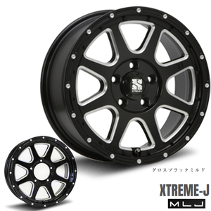 送料無料 エムエルジェイ XTREME-J 7J-16 +35 5H-114.3 (16インチ) 5H114.3 7J+35【1本単品 新品】