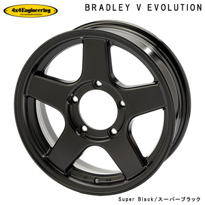 送料無料 フォーバイフォー エンジニアリング BRADLEY V EVOLUTION 5.5J-16 ±0 5H-139.7 (16インチ) 5H139.7 5.5J±0【1本単品 新品】