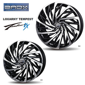 送料無料 バドックス LOXARNY TEMPEST TURBINE VX 9J-21 +38 5H-114.3 (21インチ) 5H114.3 9J+38【2本セット 新品】