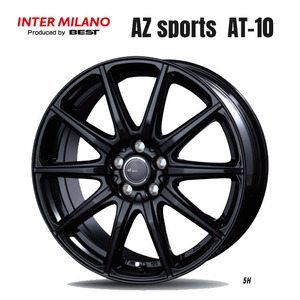 送料無料 ベスト AZ sports AT-10 4.5J-15 +45 4H-100 (15インチ) 4H100 4.5J+45【1本単品 新品】