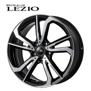 送料無料 ブランドルライン LEZIO 6.5J-15 +40 5H-100 (15インチ) 5H100 6.5J+40【1本単品 新品】