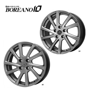 送料無料 ブランドルライン BOREANO10 5.5J-15 +42 4H-100 (15インチ) 4H100 5.5J+42【4本セット 新品】