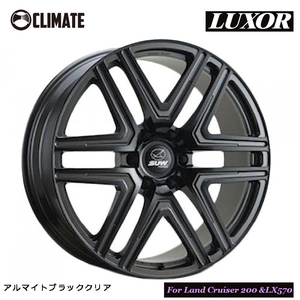 送料無料 クライメイト LUXOR ABC 9.5J-22 +35 5H-150 (22インチ) 5H150 9.5J+35【4本セット新品】