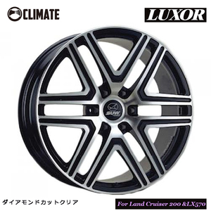 送料無料 クライメイト LUXOR DCC 9.5J-22 +35 5H-150 (22インチ) 5H150 9.5J+35【1本単品 新品】