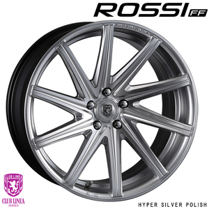 送料無料 クラブリネア ROSSI FF 8J-19 +35 5H-114.3 (19インチ) 5H114.3 8J+35【1本単品 新品】