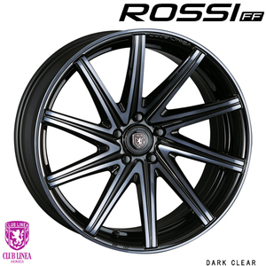 送料無料 クラブリネア ROSSI FF 8J-19 +35 5H-114.3 (19インチ) 5H114.3 8J+35【4本セット 新品】