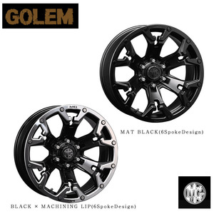 送料無料 クリムソン MG GOLEM (6 Spoke Design) 8.5J-20 +20 6H-139.7 (20インチ) 6H139.7 8.5J+20【4本セット 新品】