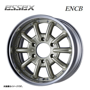 送料無料 エセックス ENCB-17 2P 7J-17 +24～43 6H-139.7 (17インチ) 6H139.7 7J+24～43【1本単品 新品】