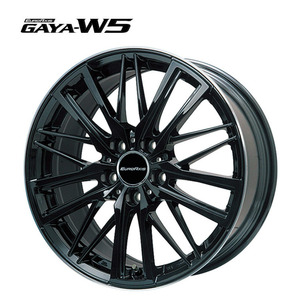 送料無料 ユーロアクシス GAYA-W5 6.5J-16 +43 5H-112 (16インチ) 5H112 6.5J+43【1本単品 新品】