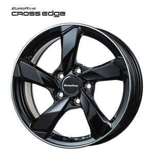 送料無料 ユーロアクシス CROSS Edge 8.5J-20 +45 5H-108 (20インチ) 5H108 8.5J+45【1本単品 新品】