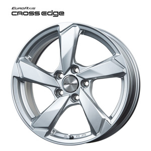 送料無料 ユーロアクシス CROSS Edge 8.5J-20 +45 5H-108 (20インチ) 5H108 8.5J+45【2本セット 新品】