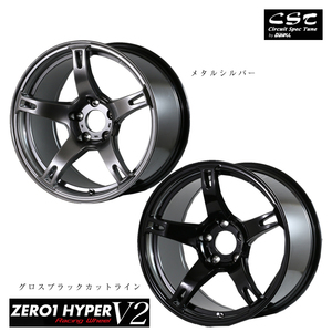 送料無料 ドゥオール ZERO1 HYPER V2 9.5J-18 +30 5H-114.3 (18インチ) 5H114.3 9.5J+30【4本セット 新品】