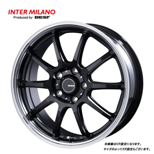 送料無料 インターミラノ INFINITY F10 4.5J-14 +45 4H-100 (14インチ) 4H100 4.5J+45【2本セット 新品】