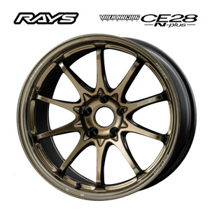 送料無料 レイズ VOLK RACING CE28N-plus 7.5J-18 +48 5H-114.3 (18インチ) 5H114.3 7.5J+48【1本単品 新品】