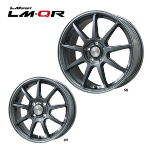 送料無料 レアマイスター LM SPORT LM-QR 7J-16 +45 5H-100 (16インチ) 5H100 7J+45【2本セット 新品】