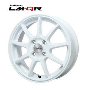 送料無料 レアマイスター LM SPORT LM-QR 4.5J-14 +45 4H-100 (14インチ) 4H100 4.5J+45【2本セット 新品】