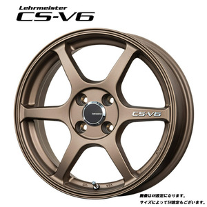 送料無料 レアマイスター CS-V6 6J-16 +48 4H-100 (16インチ) 4H100 6J+48【1本単品 新品】