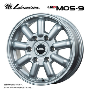 送料無料 レアマイスター LMG MOS-9 6.5J-16 +38 6H-139.7 (16インチ) 6H139.7 6.5J+38【4本セット 新品】