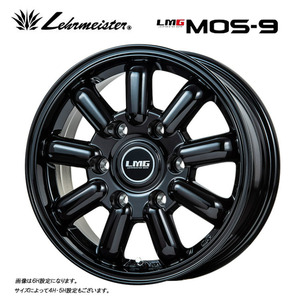 送料無料 レアマイスター LMG MOS-9 6.5J-17 +42 4H-100 (17インチ) 4H100 6.5J+42【4本セット 新品】