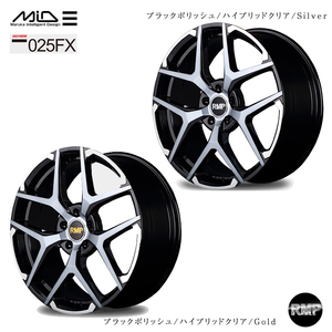 送料無料 マルカ サービス RMP 025FX 7J-18 +48 5H-114.3 (18インチ) 5H114.3 7J+48【4本セット 新品】