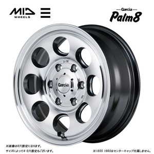 送料無料 マルカサービス Garcia Palm8 6J-15 +33 6H-139.7 (15インチ) 6H139.7 6J+33【1本単品 新品】