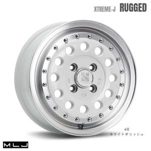 送料無料 エムエルジェイ XTREME-J RUGGED WHP 5J-14 +45 4H-100 (14インチ) 4H100 5J+45【4本セット 新品】