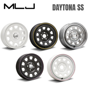 送料無料 MLJ DAYTONA SS 6J-16 +0 5H-139.7 (16インチ) 5H139.7 6J+0【1本単品 新品】