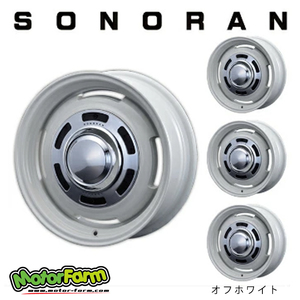 送料無料 モーターファーム SONORAN 6J-15 +32 5H（9H）-108 (15インチ) 5H（9H）108 6J+32【4本セット 新品】