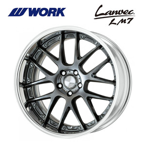 送料無料 ワーク Lanvec LM7 FULL REVERSE STANDARD Adsik 10.5J-20 －15～－37 5H-114.3 【4本セット 新品】