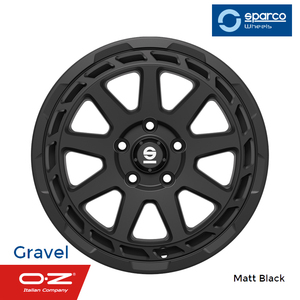 送料無料 スパルコ GRAVEL 8J-18 +45 5H-114.3 (18インチ) 5H114.3 8J+45【4本セット 新品】