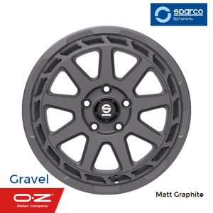 送料無料 スパルコ GRAVEL 8J-18 +40 5H-114.3 (18インチ) 5H114.3 8J+40【2本セット 新品】