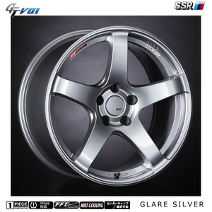 送料無料 SSR GTV 01 7J-17 +50 5H-100 (17インチ) 5H100 7J+50【1本単品 新品】