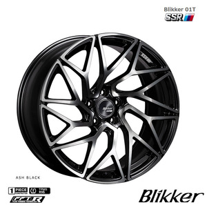 送料無料 SSR Blikker 01T 9.5J-20 +38 5H-114.3 (20インチ) 5H114.3 9.5J+38【2本セット 新品】