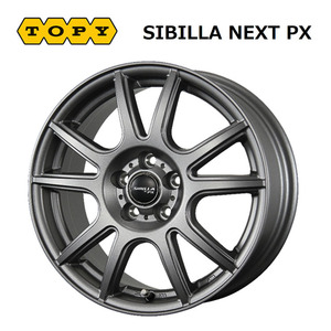 送料無料 トピー SIBILLA NEXT PX 6J-15 +40 5H-100 (15インチ) 5H100 6J+40【2本セット 新品】