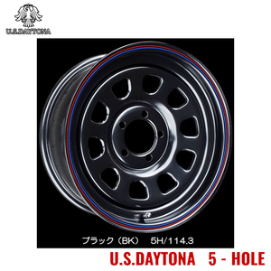 送料無料 トラストジャパン RED LINE U.S.Daytona 5HOLE 7J-16 +35 5H-114.3 (16インチ) 5H114.3 7J+35【4本セット 新品】